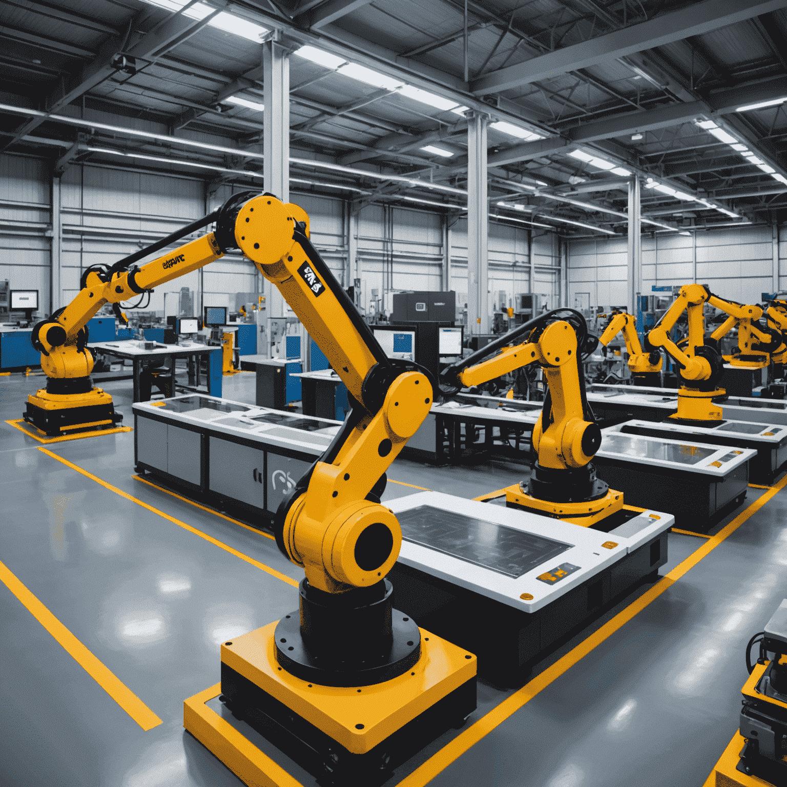 Manufacturing facility using IoT sensors and robotics for production optimization